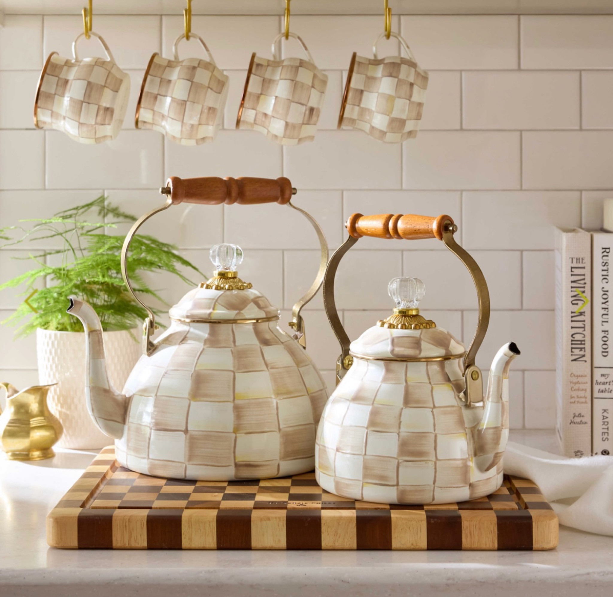 I have the black checkered and love it ! But look at this new Mocha Check Collection absolutely perfect 🤩!! For all my Mackenzie Childs kitchen lovers 🤎

#LTKHome #LTKWatchNow #LTKGiftGuide
