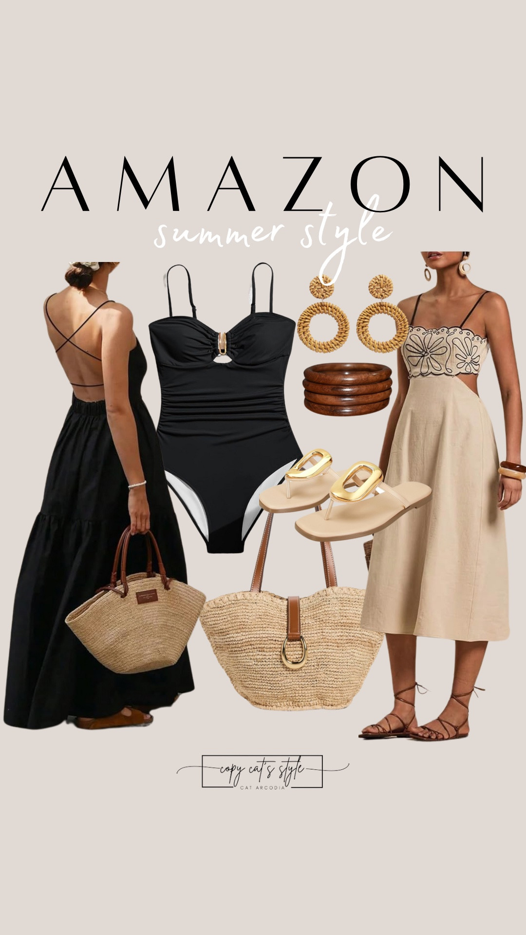 Amazon summer style finds! Amazon dresses, swimsuits, sandals, bags, accessories, and more. 

#LTKStyleTip #LTKFindsUnder50 #LTKSwim
