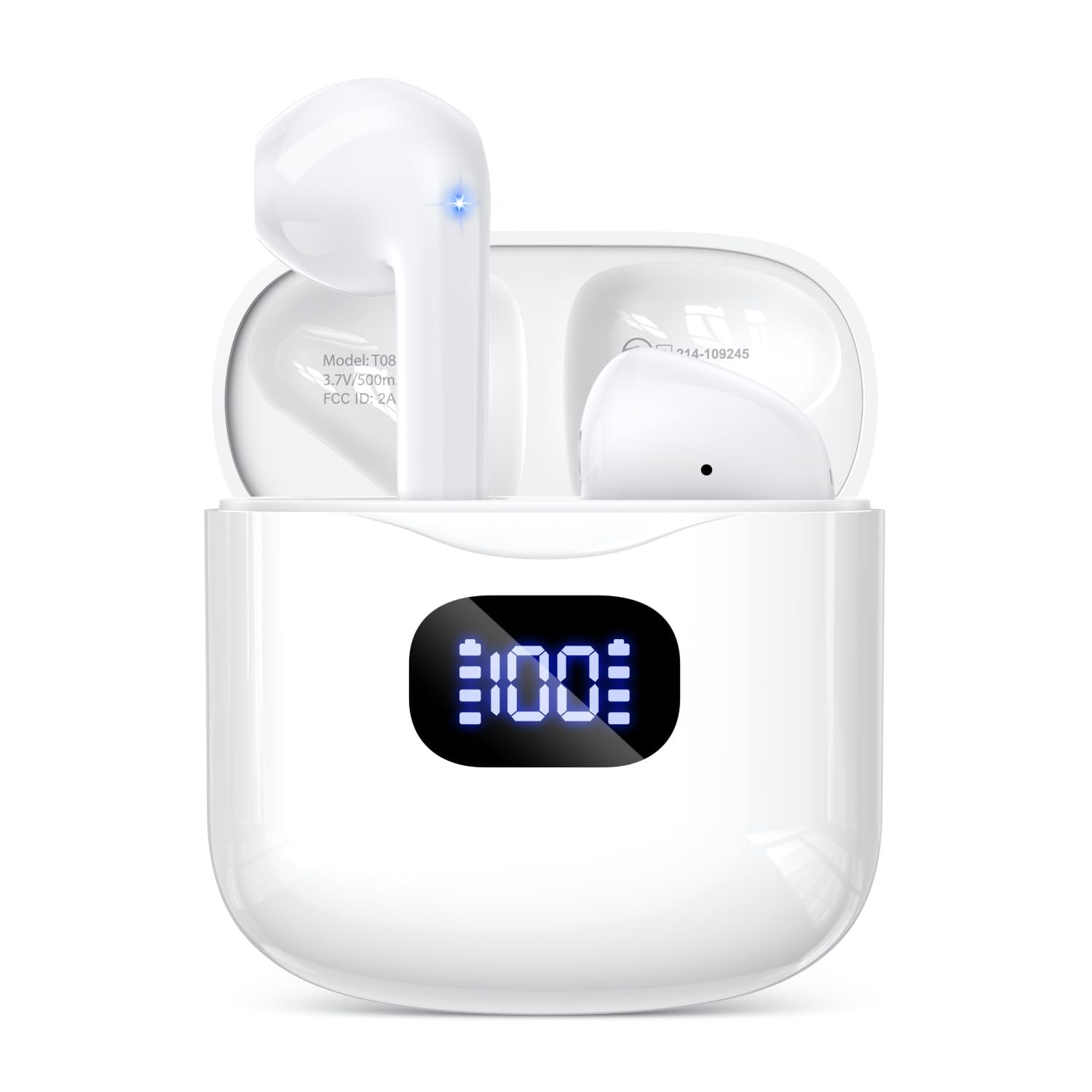 Wireless Earbuds Bluetooth 5.3 Headphones, 40Hrs Playback Stereo Ear Buds with LED Display Chargi... | Amazon (US)