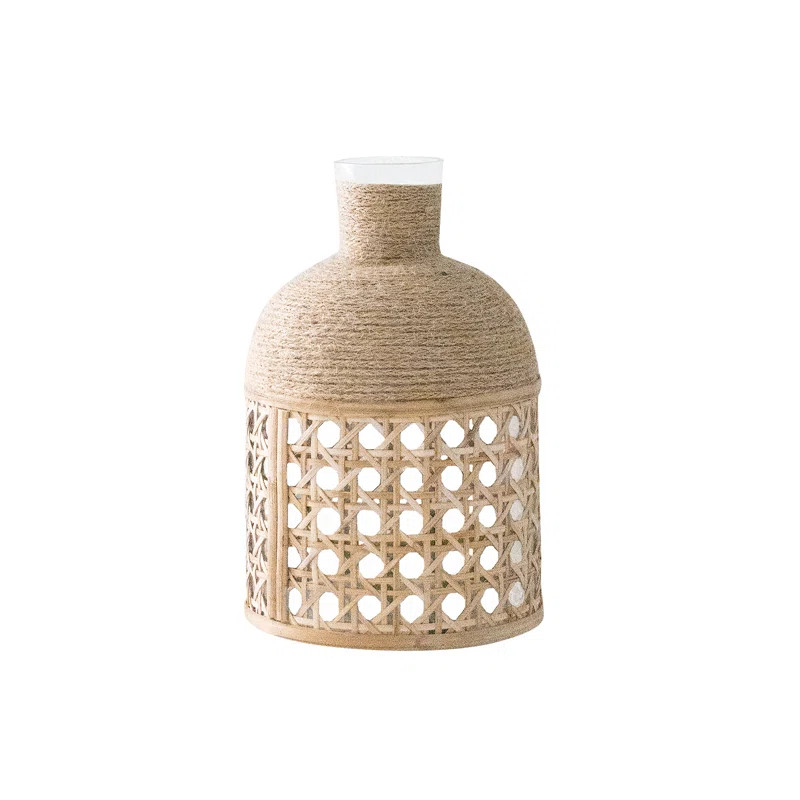 Beige Glass Table Vase | Wayfair North America