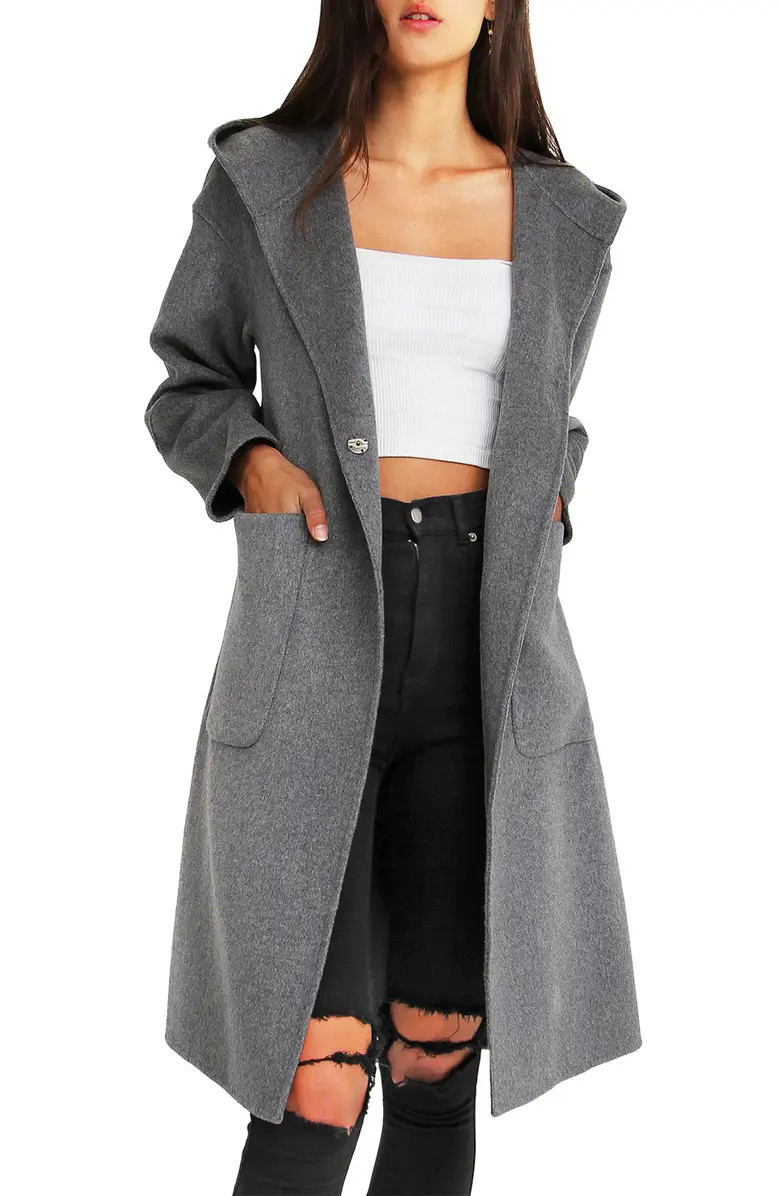 BELLE AND BLOOM Walk This Way Wool Coat | Nordstrom
