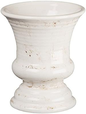 Sullivans Mini Ceramic Vase, Distressed White Rustic Home Decor, 5 x 6 Inches (CM2339) | Amazon (US)
