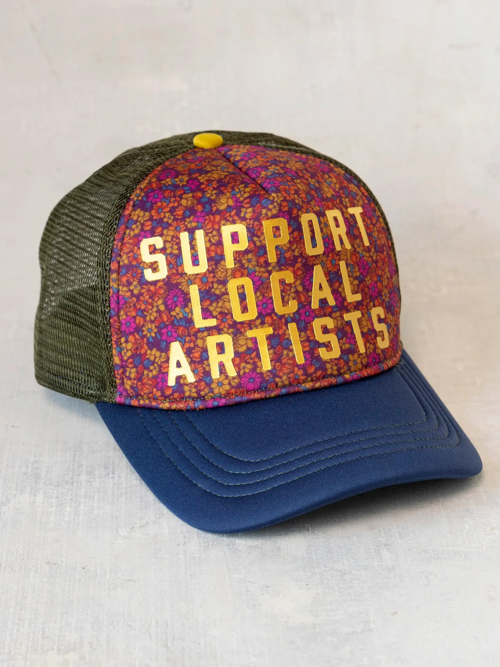 Adjustable Trucker Hat - Support Local Artists | Natural Life