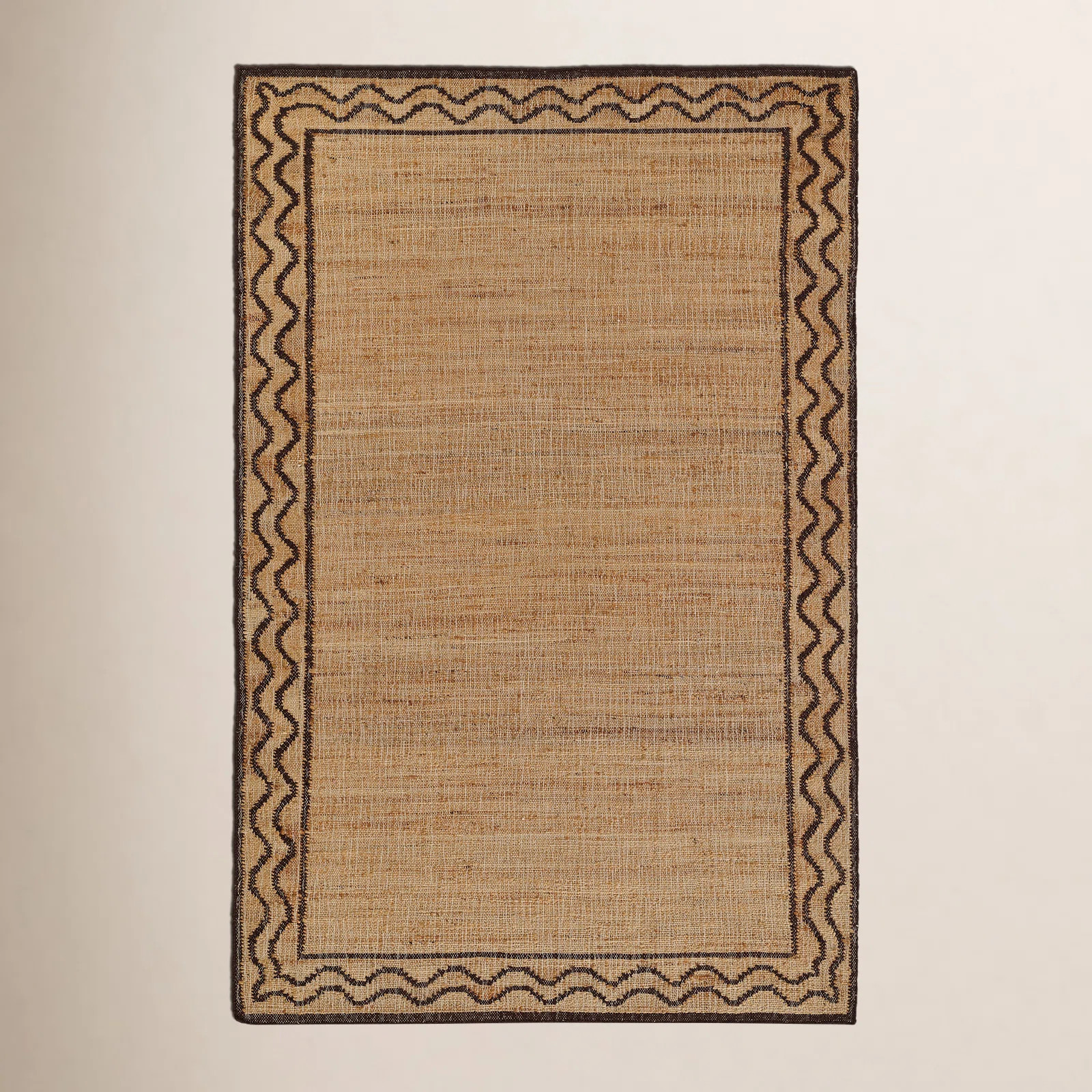 Erin Gates by Momeni Orchard Ripple Brown Hand Woven Wool and Jute Area Rug | Birch Lane