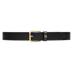 Belt with square buckle and Interlocking G | Gucci (US)