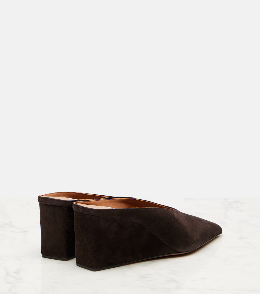 Cube 75 suede wedge mules | Mytheresa (US/CA)