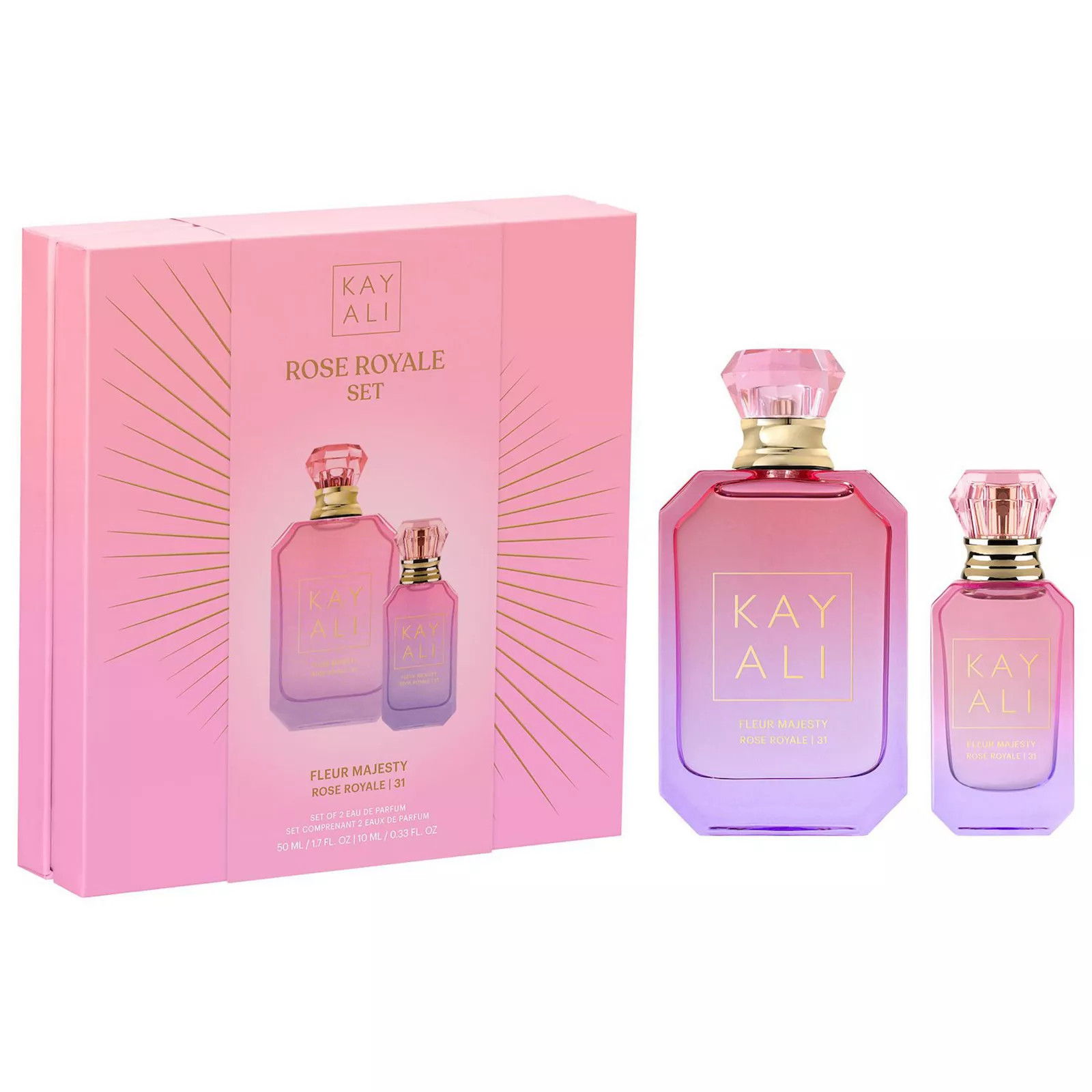KAYALI FLEUR MAJESTY ROSE ROYALE | 31 Eau de Parfum Duo Set, Fleurmaj | Kohl's