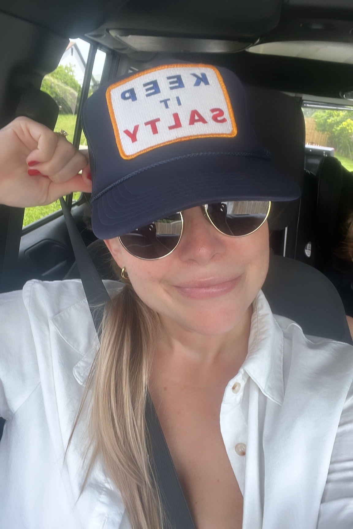 Trucker hat
Revolve hat
Baseball hat 
Revolve 