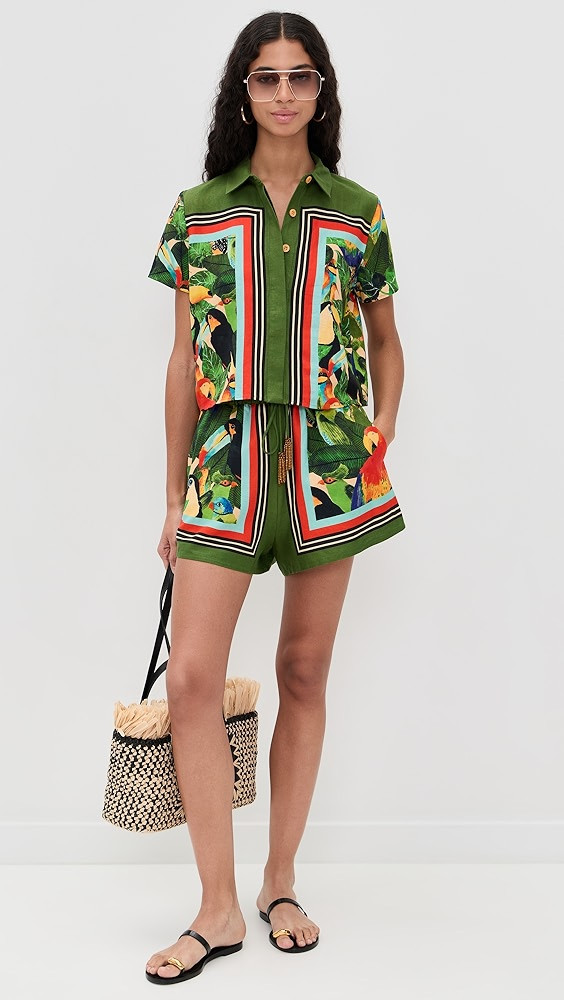 Bird Leaves Shorts | Shopbop