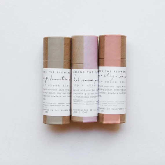 Lip  Cheek Tint Plant Makeup | Etsy | Etsy (US)