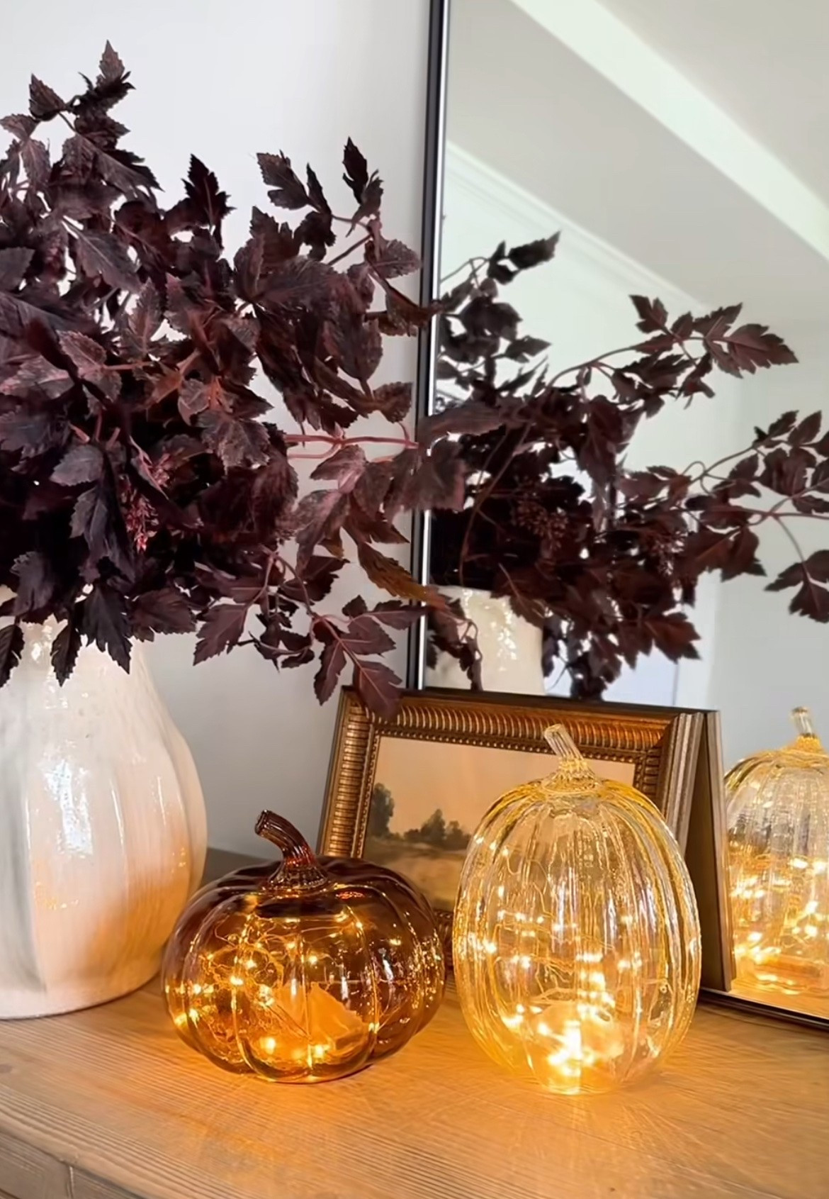 LOVE these glass pumpkins from @Target !! They are beautiful with fairy lights inside!

#LTKSeasonal #LTKHome