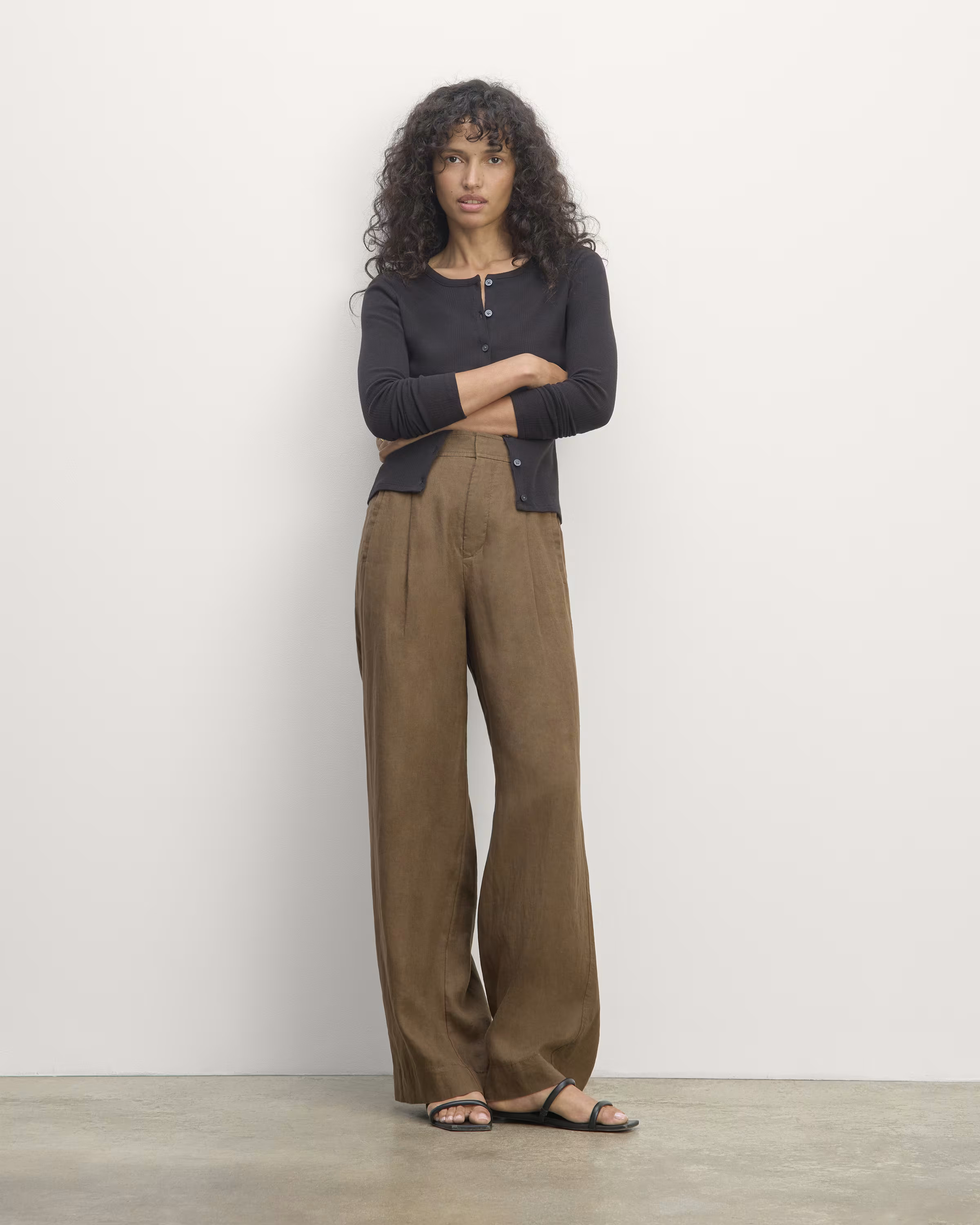 The Linen Way-High® Drape Pant | Everlane