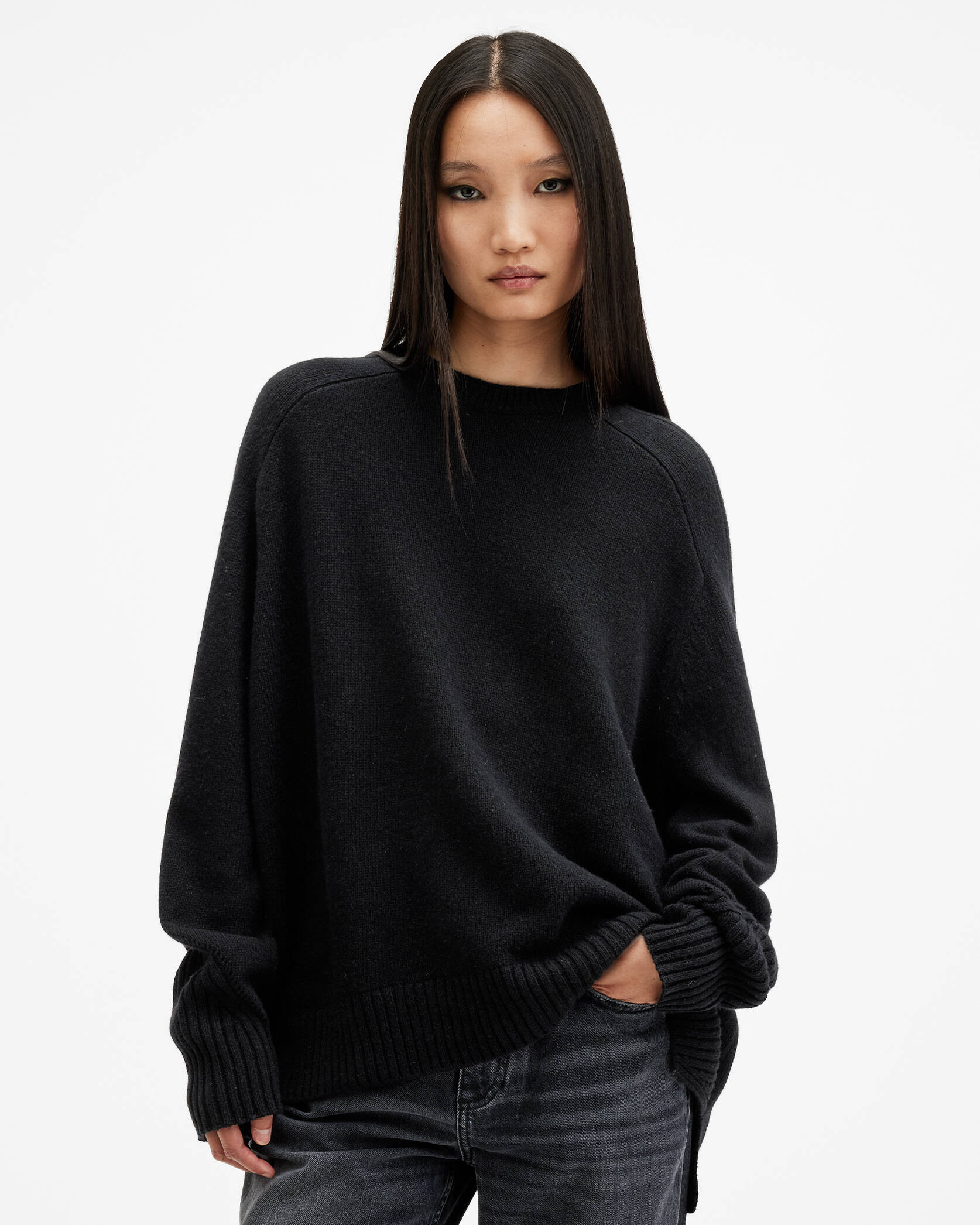 Ines Recycled Cashmere Wool Blend Jumper | AllSaints UK