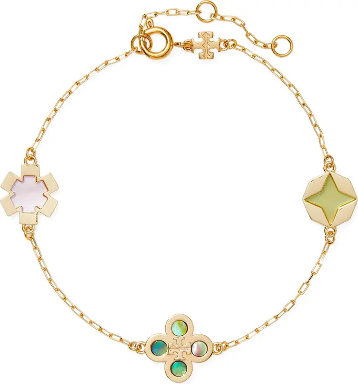Kira Clover Mother-of-Pearl Charm Bracelet | Nordstrom