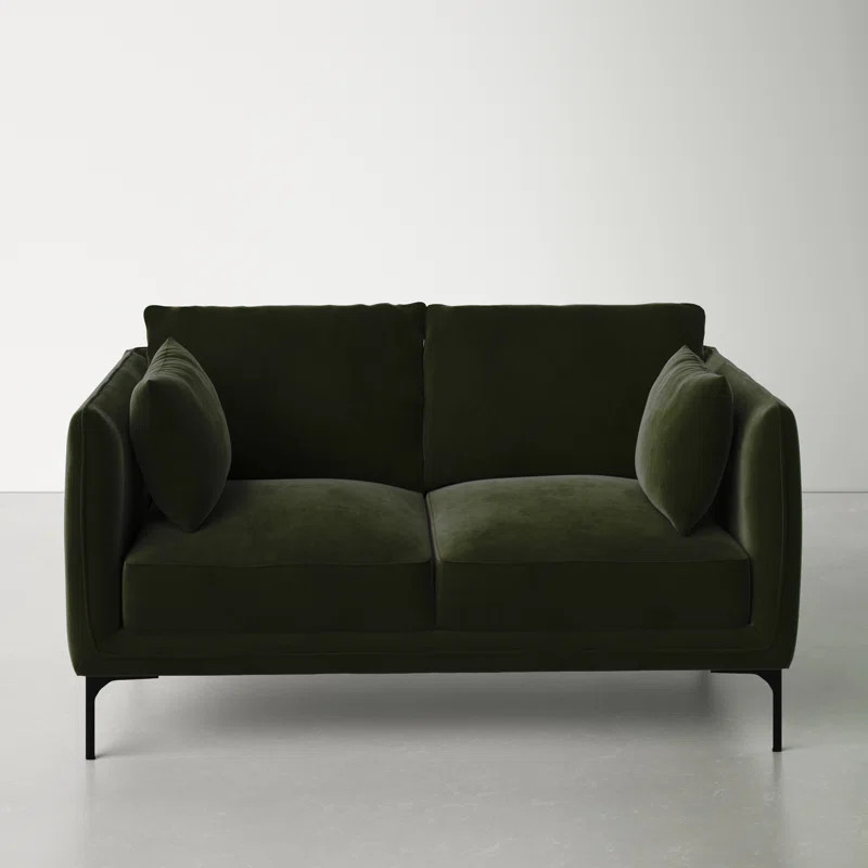 Cumberland 60" Square Arm Loveseat with Reversible Cushions | Wayfair Professional