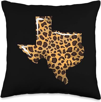 Cool Cheetah American Outline Men Women Designs Cute Texas Shape Leopard Print | Wildlife Animal ... | Amazon (US)