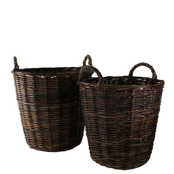 Willow Round Baskets   Set Of 2 | Scout & Nimble