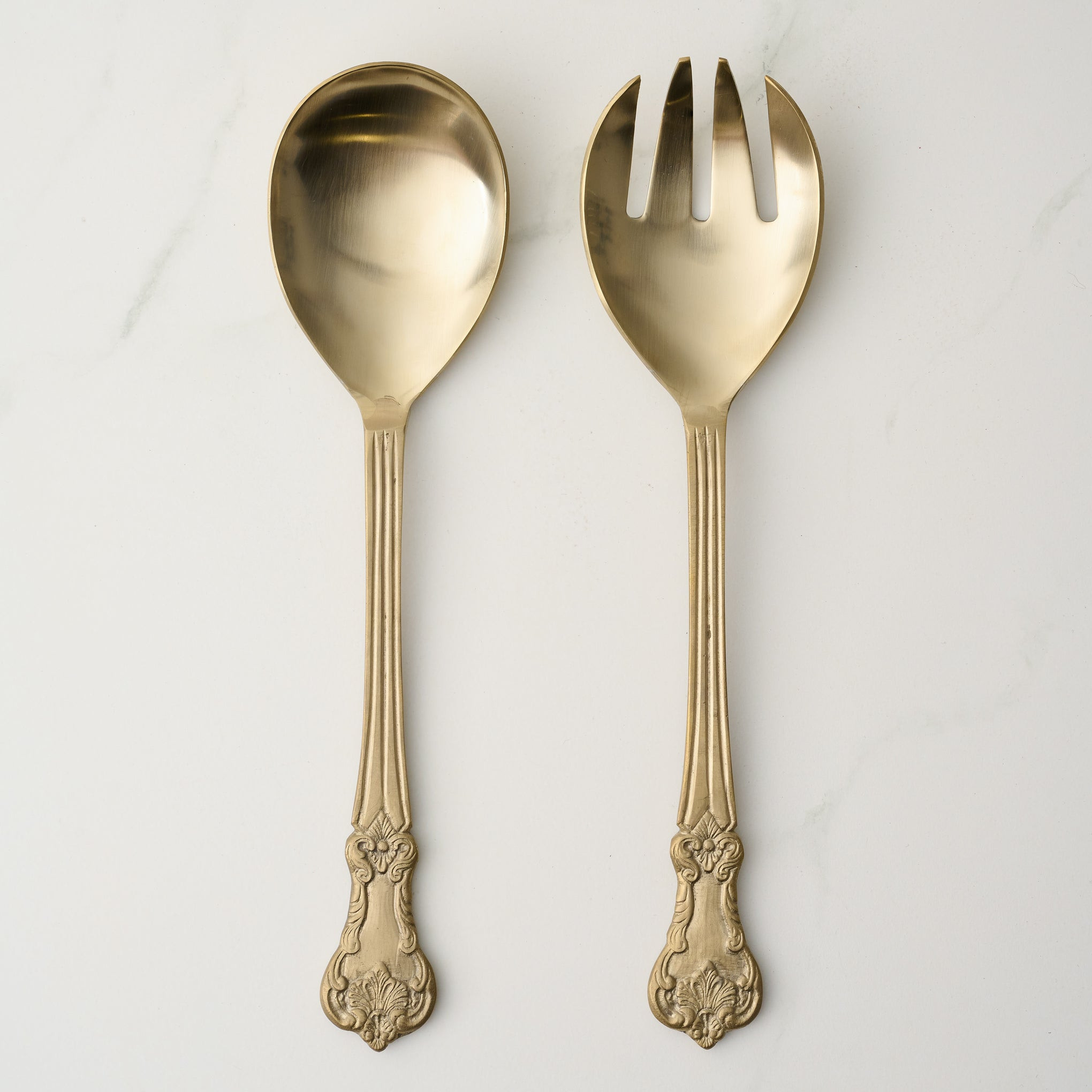 Vintage Inspired Gold Serving Set | Magnolia