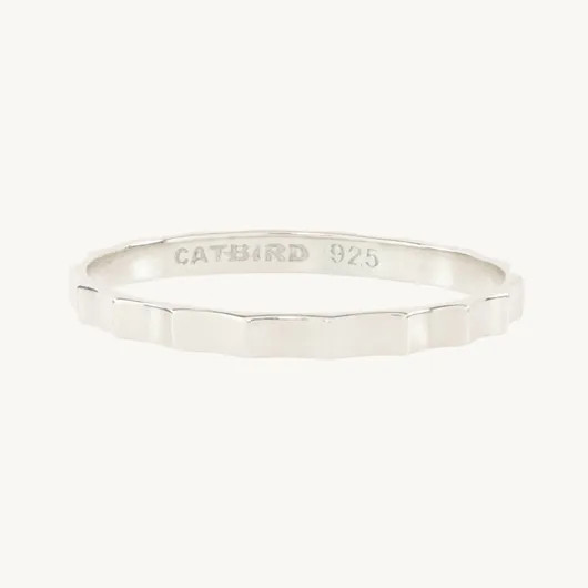 Fluted Silver Ring | Catbird