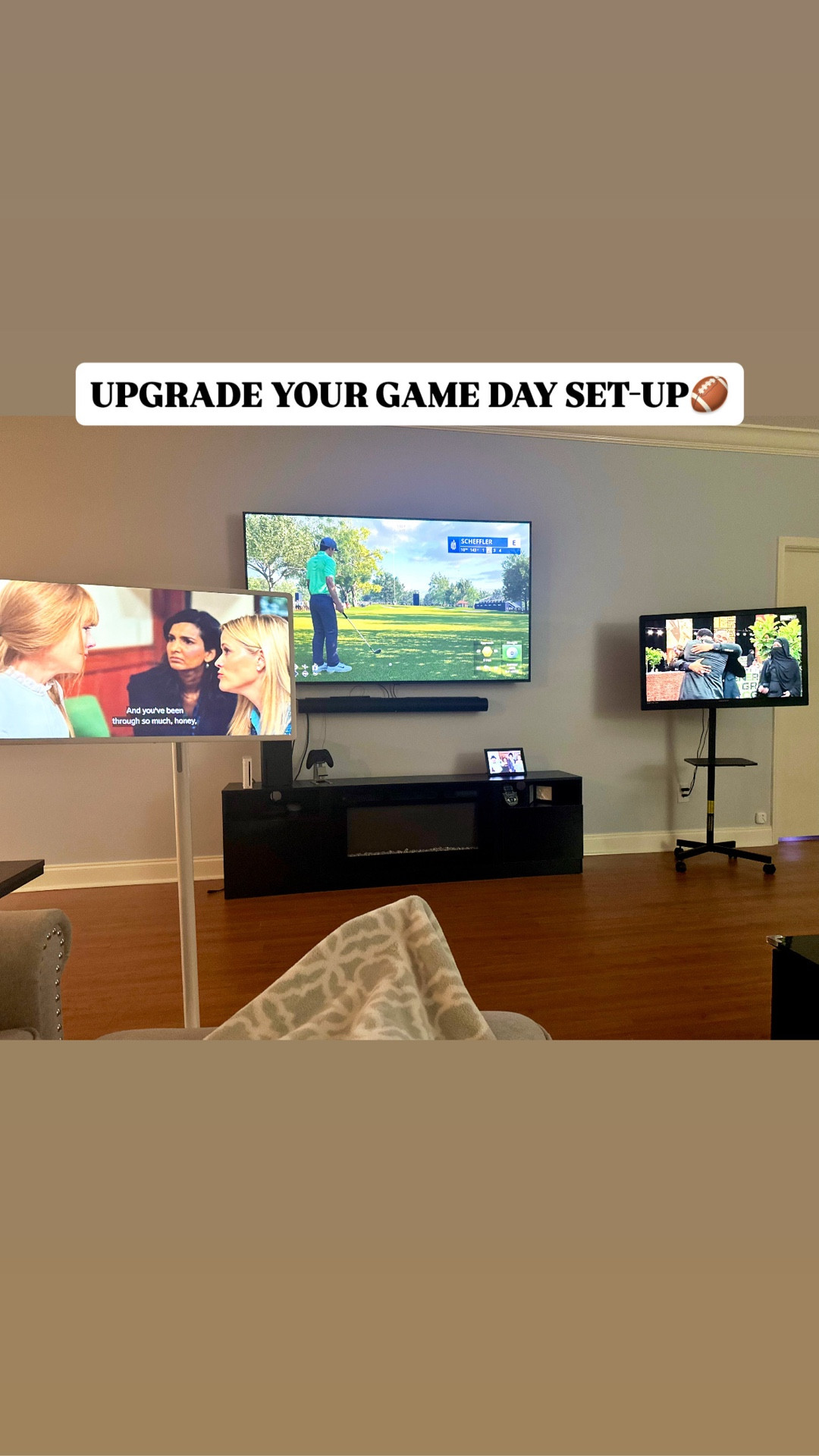 Unboxing my new LG StanbyME 📦✨ It’s like having an extra screen for football 🏈 The cordless design means I can move it anywhere in the house, and the sleek look fits perfectly with my space 🙌📺 Game day just got an upgrade!

#lgstanbyme #labordaysales #lgtv #footballseason #footballsundays #portabletv #gamedaysetup

#LTKSaleAlert #LTKParties #LTKHome