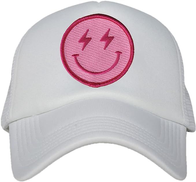 KATYDID Lightning Smiley Face Baseball Hat - Trucker Hat for Women - Stylish Cute Baseball Cap | Amazon (US)