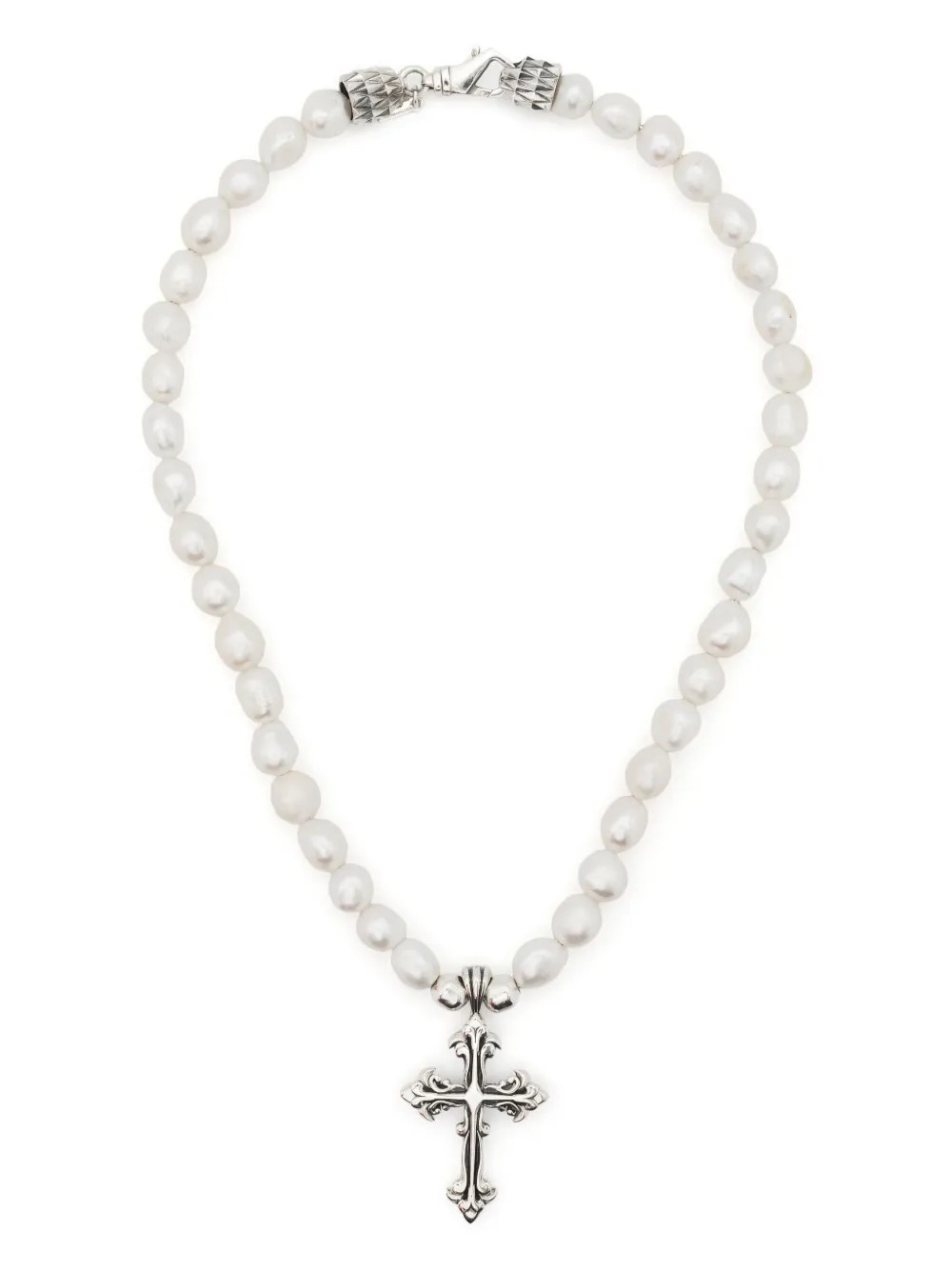 Emanuele Bicocchicross-pendant pearl necklace | Farfetch (BR)