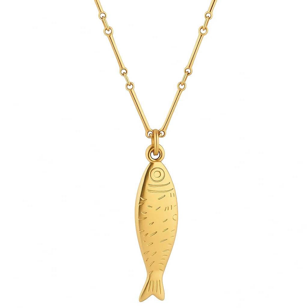 Adoni Fish Pendant Necklace | Ellie Vail Jewelry