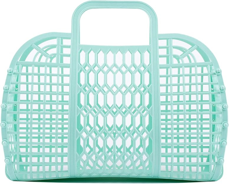 BABANA Jelly Bags - Reusable Gift Basket - Girls Beach Bag - Toddler, Kids Jelly Purse - Hallowee... | Amazon (US)