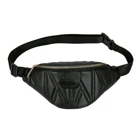 Jocestyle Fashion Lattice Pattern Waist Bag Women PU Leather Fanny Pack Travel Chest Pouch | Walmart (US)