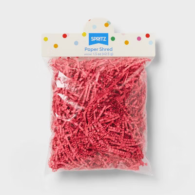 1.5oz Paper Shred Filler Pink - Spritz™ | Target