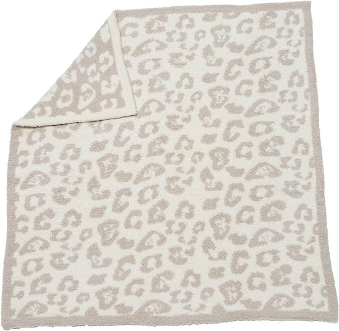 Barefoot Dreams CozyChic in The Wild Baby Blanket, Dusty Rose/Cream | Amazon (US)