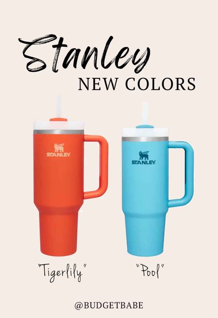 Stanley launched two new colors today, Tigerlily and Pool. Bright and cheery for summer! 

#LTKunder50 #LTKfit #LTKGiftGuide
