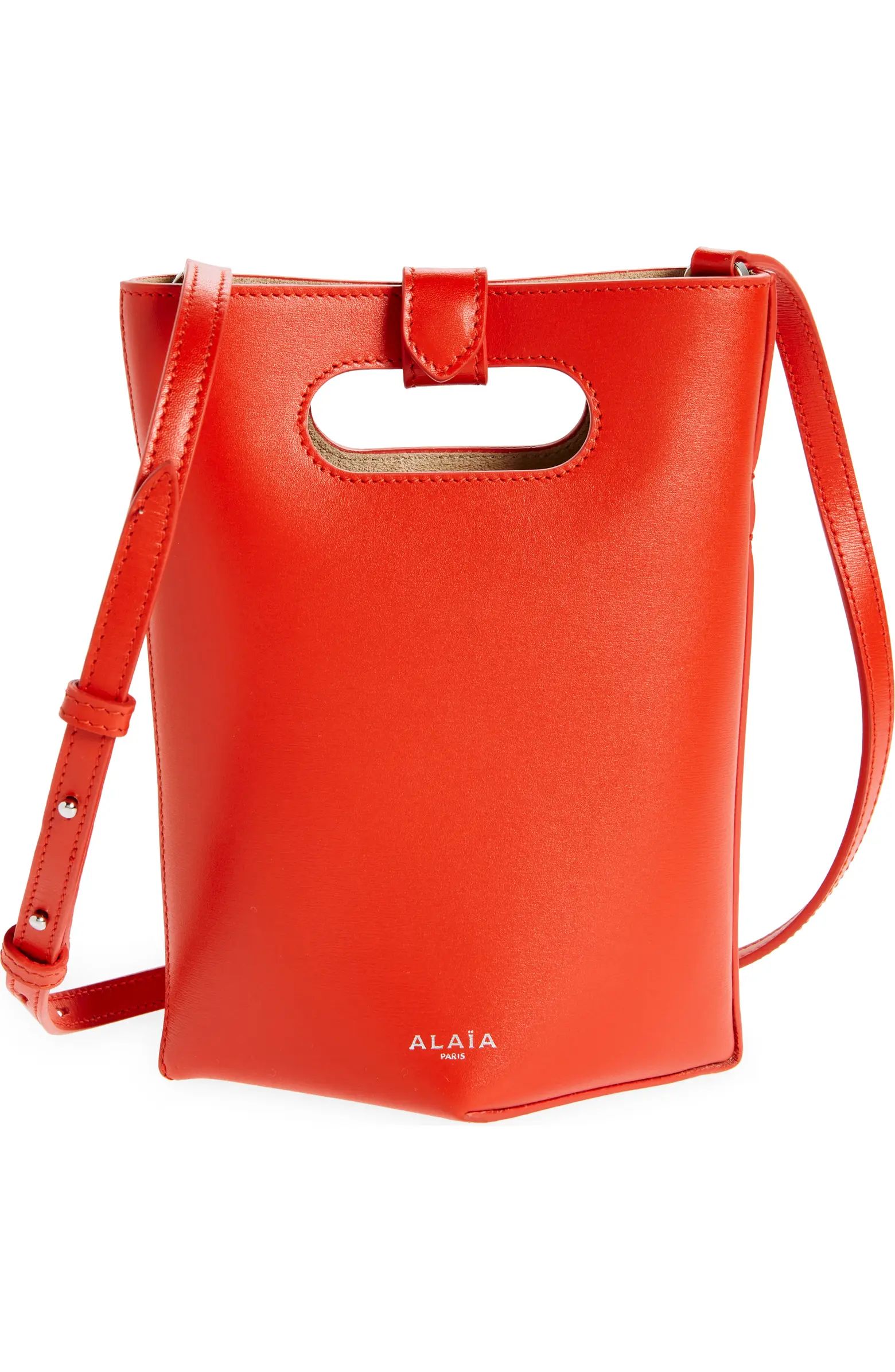 Alaïa Small Folded Calfskin Leather Tote | Nordstrom | Nordstrom