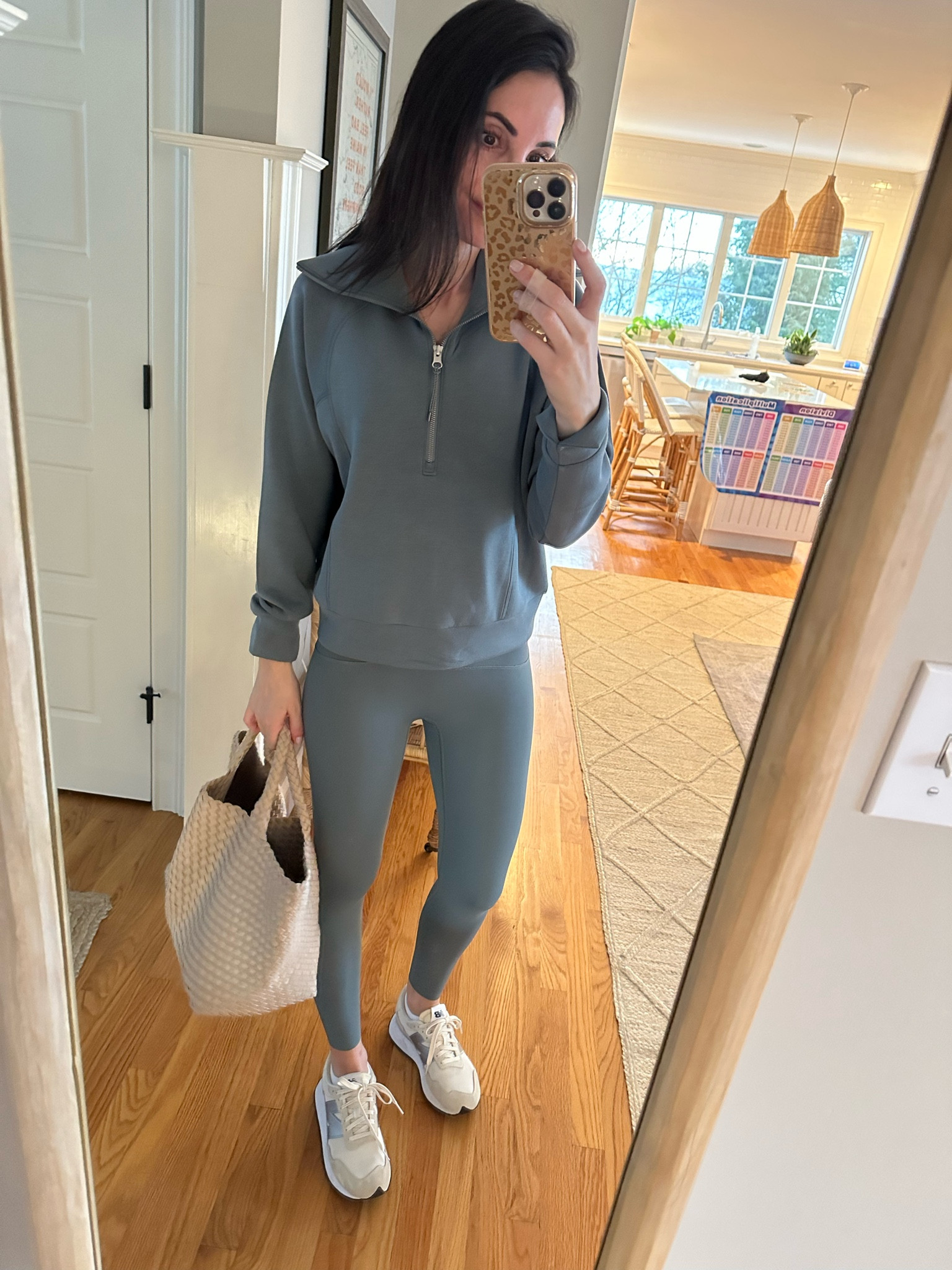 Spanx code:
Cocoxspanx 
Xs in top
Xs in leggings- I would size up


#LTKitbag #LTKsalealert #LTKfit