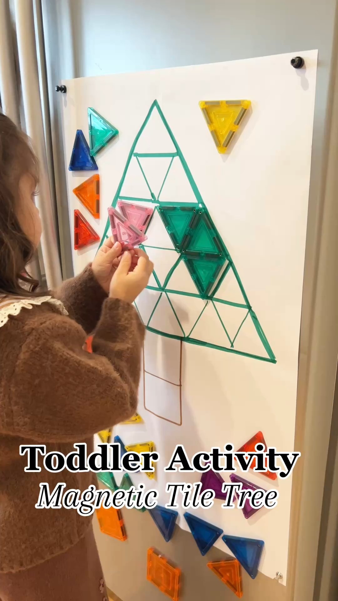 Fridge Learning Fun 🎄

Comment LINK for everything we used for this activity ⬇️

• 🧲 Magnetic tiles
• ✏️ Paper & marker for tracing
• 🎄 Fridge = instant learning space

So simple, so fun, and perfect for practicing colors, shapes, and creativity with little hands 🤍

#LTKmomlife #LTKHoliday #LTKKids