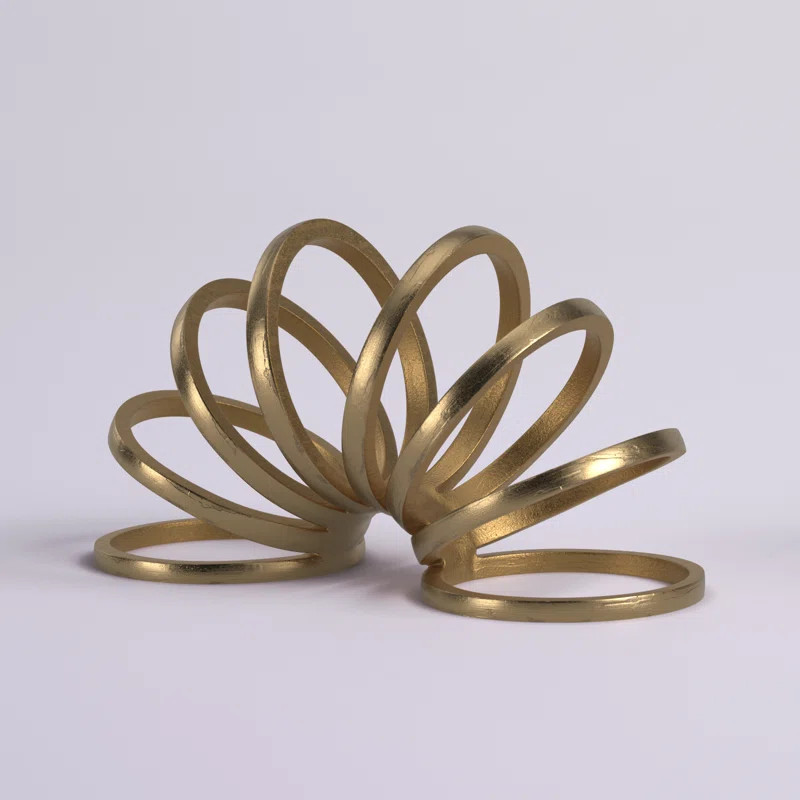 Aritina 11" Metal Ring Sculpture | Wayfair North America