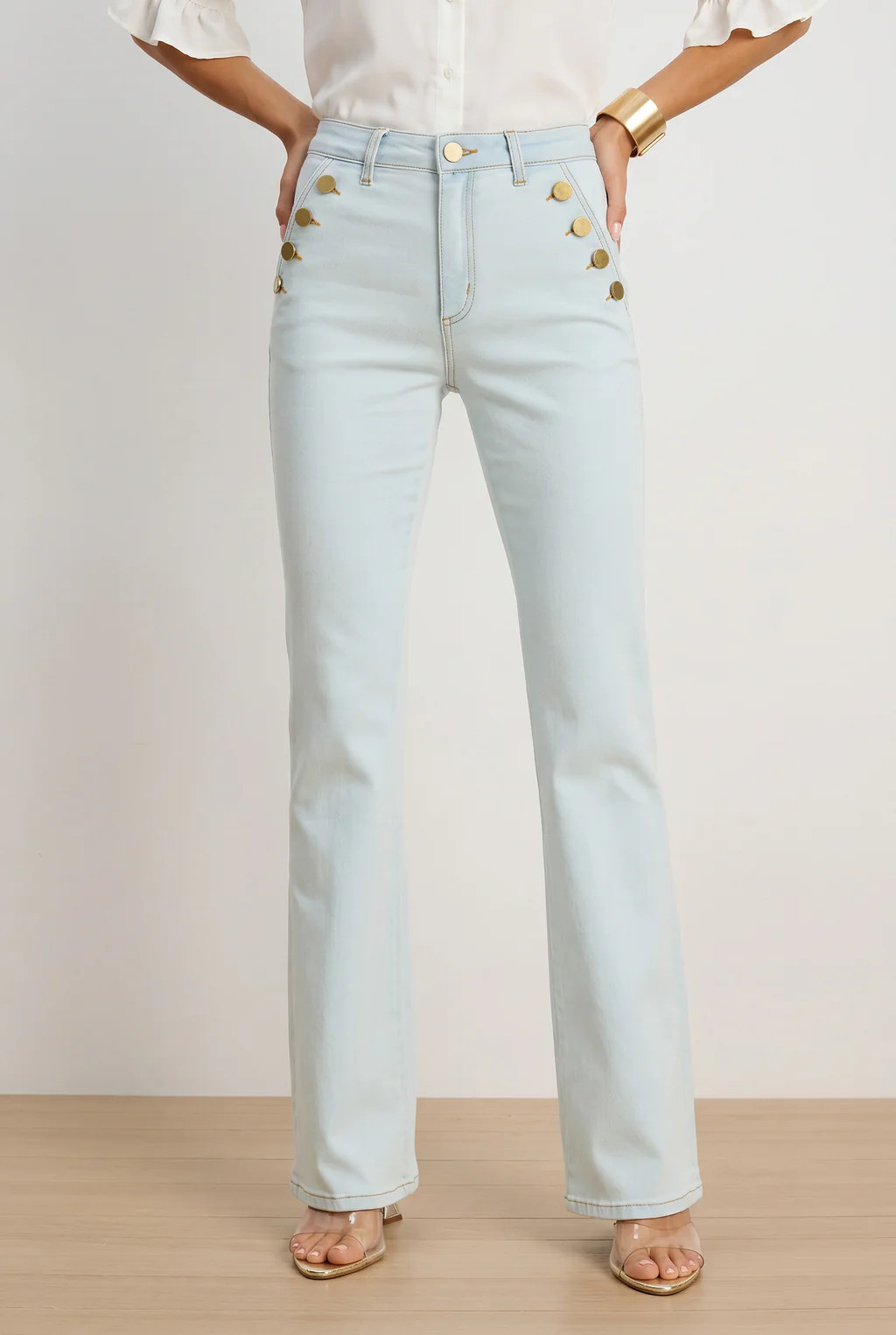 Allegra Bootcut Jean - Cloud | The Noli Shop
