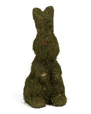 28in Outdoor Moss Rabbit Decor | TJ Maxx