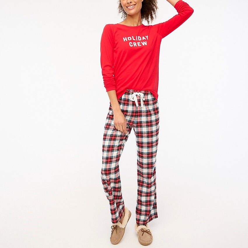 Yarn-dyed flannel pajama pant | J.Crew Factory