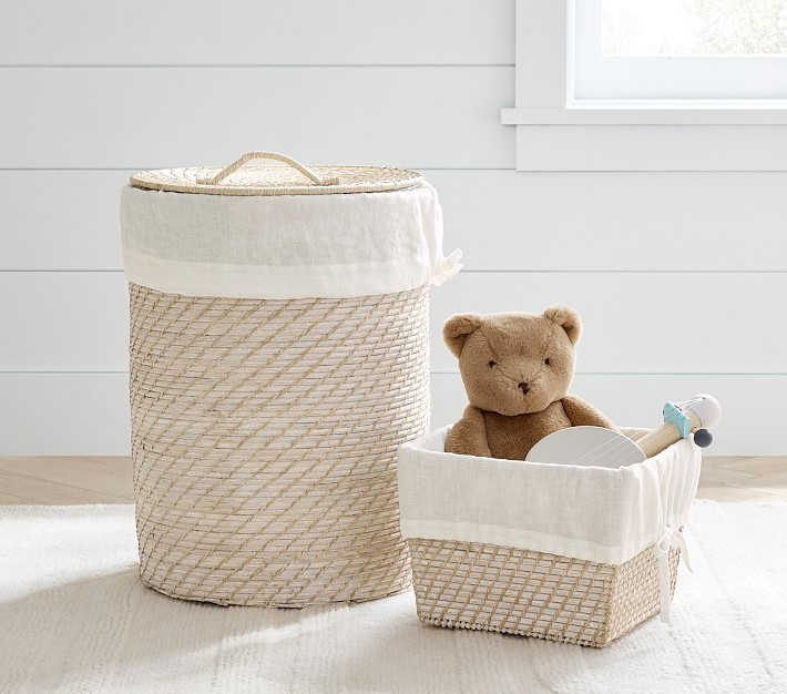 Quinn Basket Liners | Pottery Barn Kids