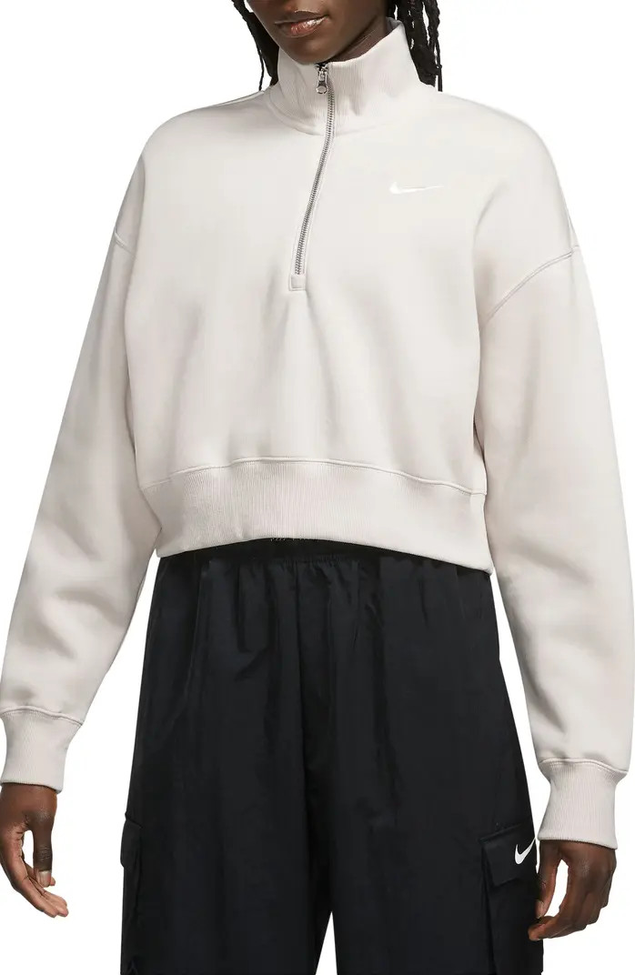 Nike Sportswear Phoenix Fleece Crop Sweatshirt | Nordstrom | Nordstrom