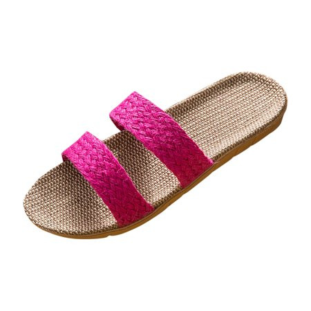 Pedort Women s Platform Sandals Shoes Womens Sandals Fashion Round Open Toe Slip On Slides with Brai | Walmart (US)