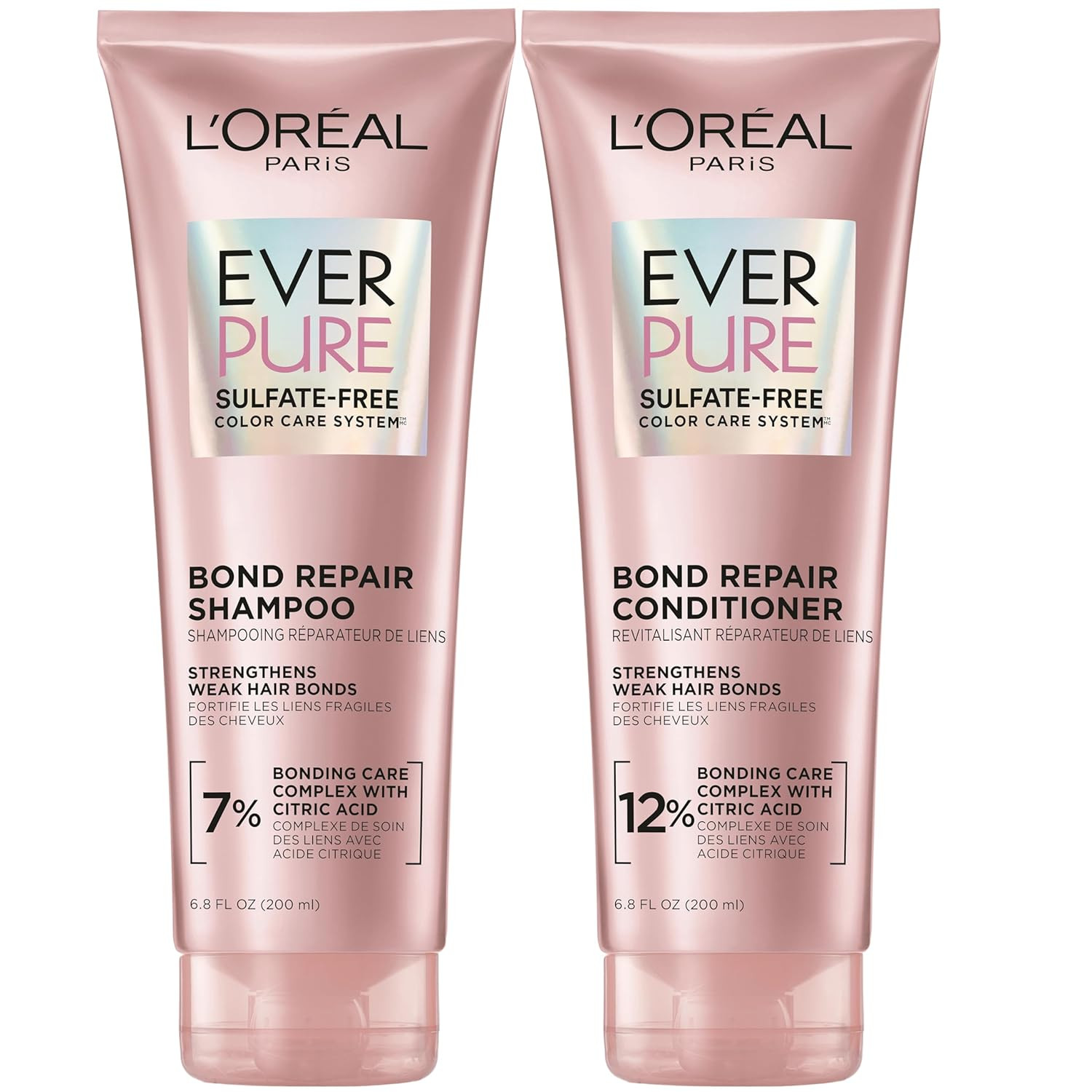 L'Oreal Paris EverPure Sulfate-Free Vegan Hair Care Kit - Shampoo and Conditioner to Strengthen a... | Amazon (US)