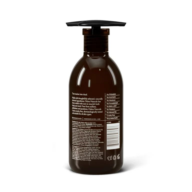 Osana Naturals Ultra Moisture + Hydration Body Lotion in Vanilla + Coconut for Dry Skin | Walmart (US)
