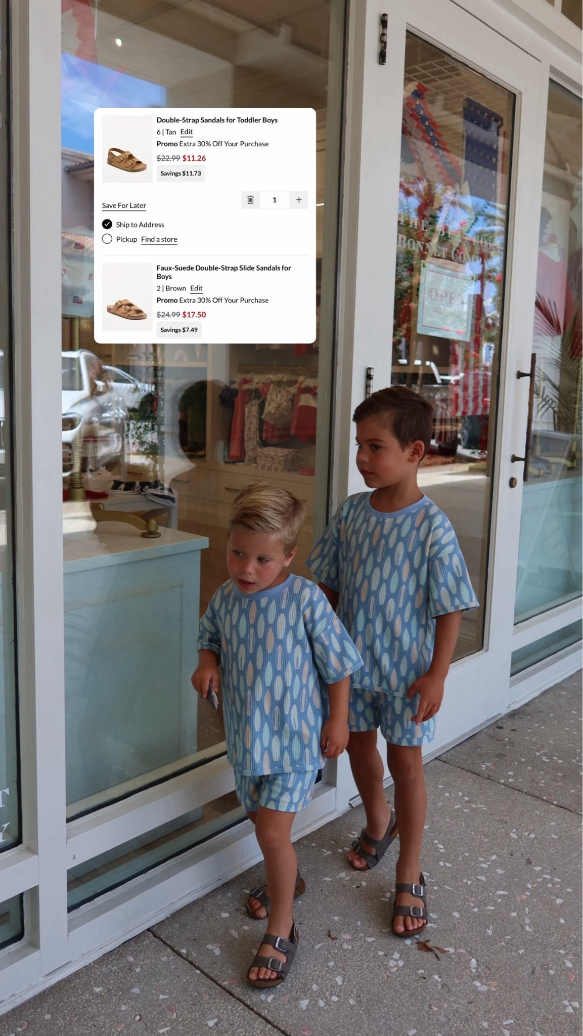 Boys most worn summer sandals on major sale today!! Baby/toddler style is $11 & boy slide is $17!! My boys wear these all summer long - they go with everything from swimsuits to dressier looks and come in a few colors. Just ordered the next size up for each! 

Boy shoes, boy sandals, summer, sandal

#LTKmomlife #LTKBaby #LTKKids