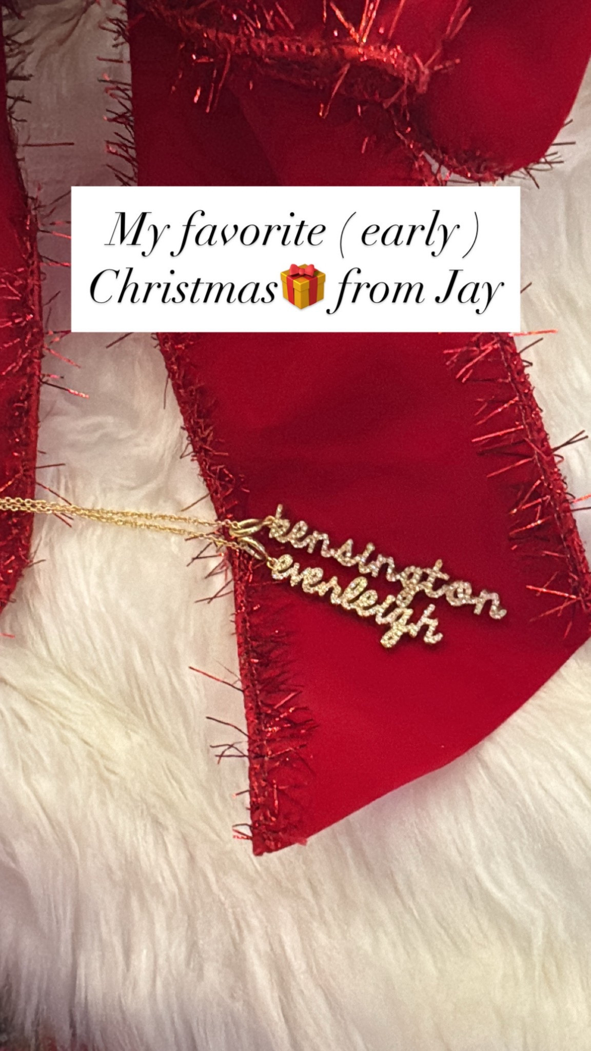 Name necklace 🤩 My favorite Christmas present!

#LTKHoliday #LTKGiftGuide #LTKFindsUnder100