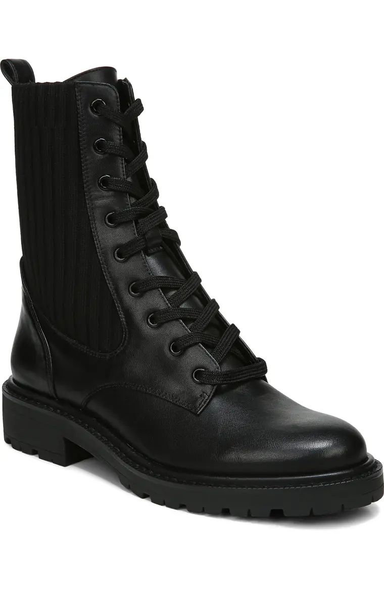 Lydell Mixed Media Combat Boot | Nordstrom