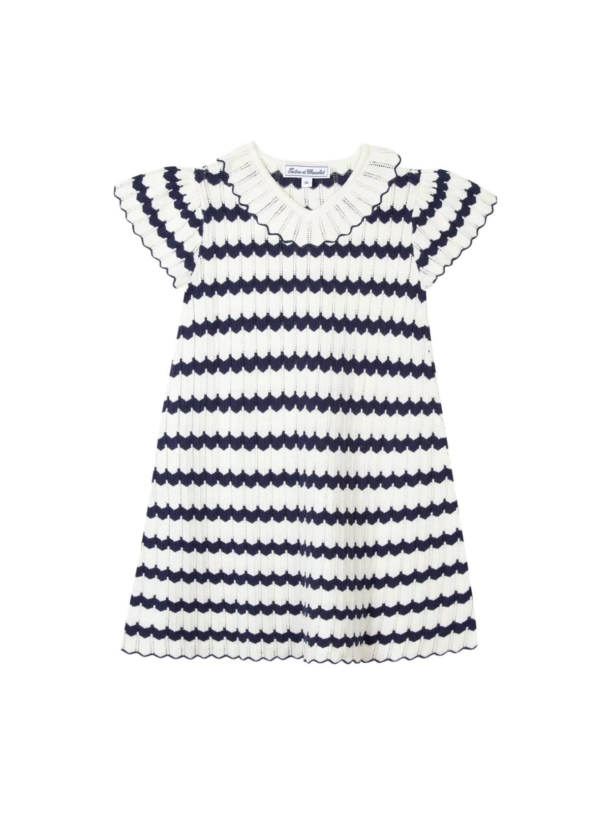 Crochet Striped Dress | Danrie