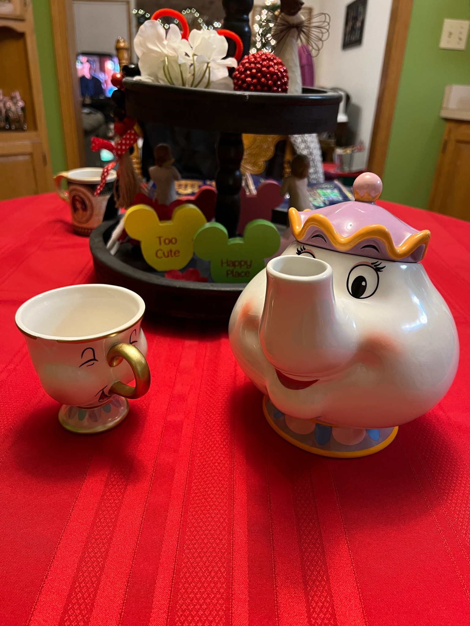 Mrs. potts and chip. Beauty and the beast .

#LTKFind #LTKhome #LTKunder50