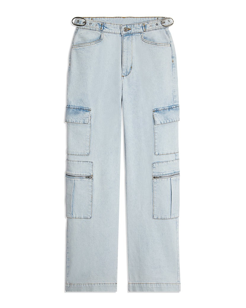 Utility Stretch Twill Denim Straight Jean | We Wore What